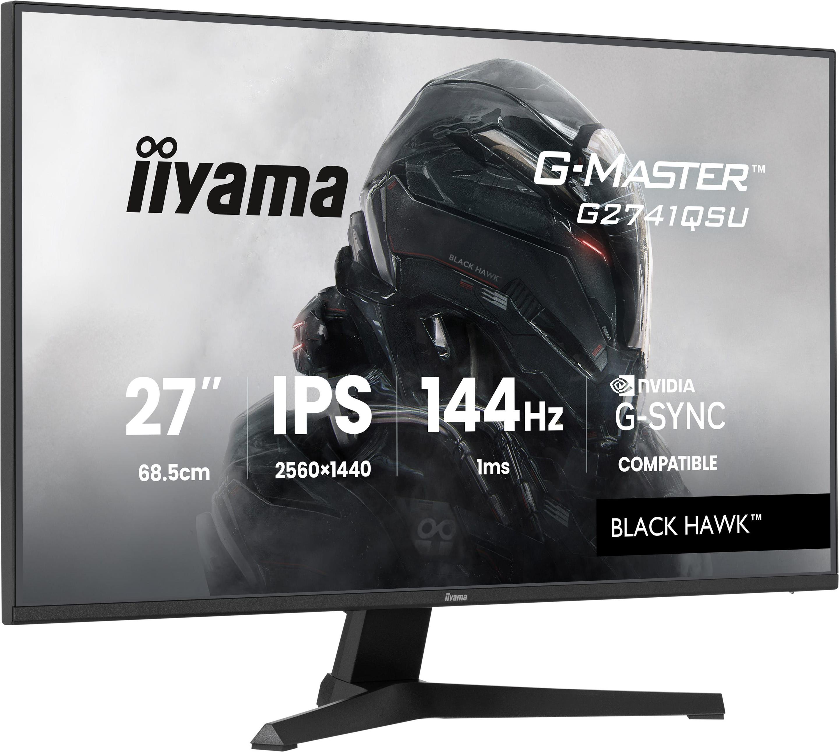 Monitor IIYAMA G-MASTER G2741QSU-B1 (27" - IPS - 144 Hz - Preto) — miniatura 3