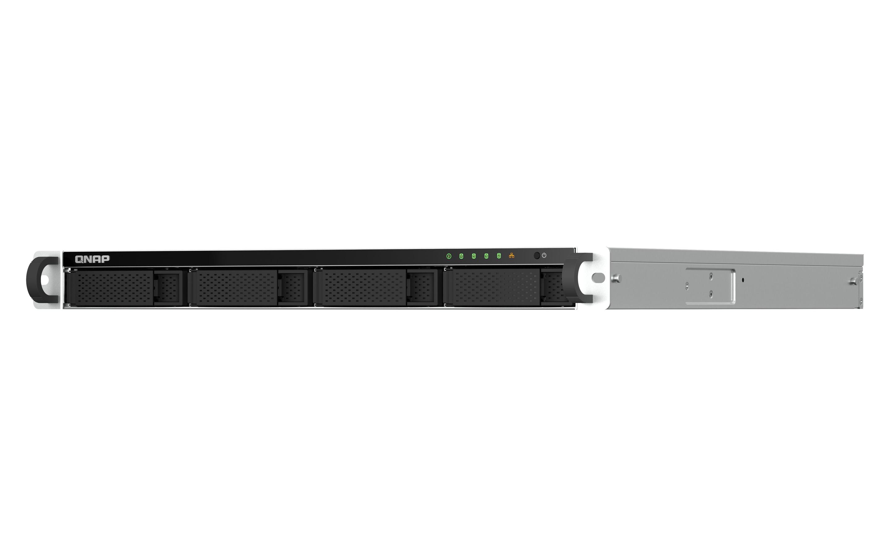 NAS QNAP TS-464U-RP-8G (Serial ATA II, Serial ATA III - 8 GB - 4 baias - Alumínio/Preto), miniatura 5