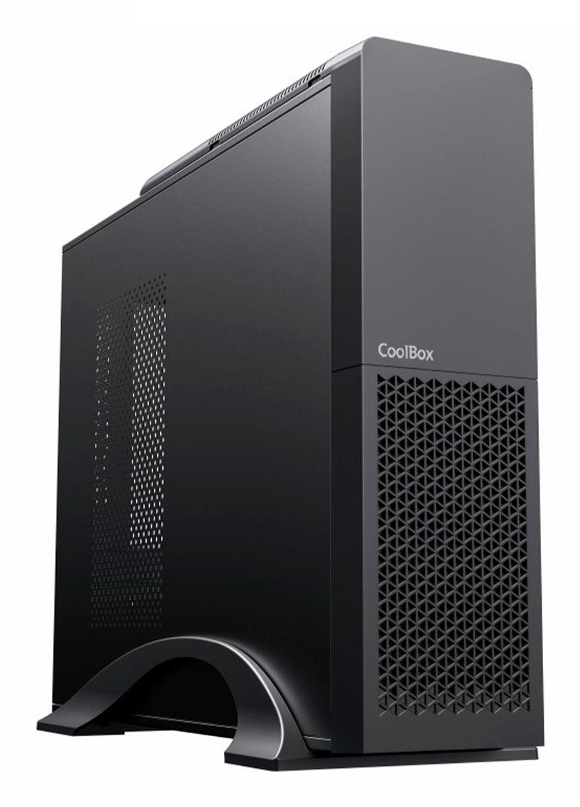 Caixa de Computador COOLBOX T313 Slim (Micro ATX, Mini-ITX - SFX - Micro Tower Slim - Preto)