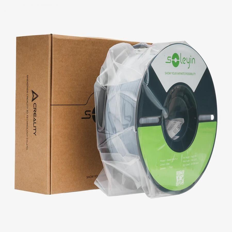 Filamento 3D CREALITY Soleyin Ultra PLA (Cinzento Mate), miniatura 2
