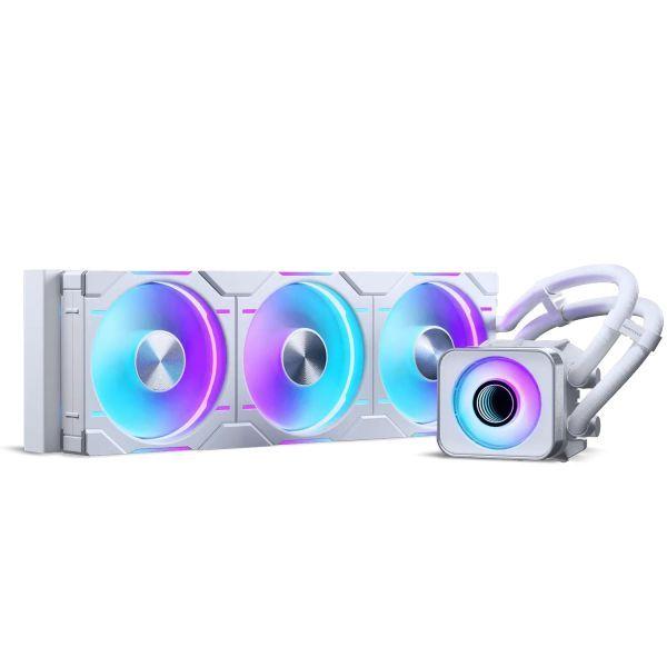 Refrigeração Líquida para CPU PHANTEKS Glacier One 360D30 DRGB X2 (120 mm - 2000 RPM - RGB multicolor - Branco) — miniatura 2