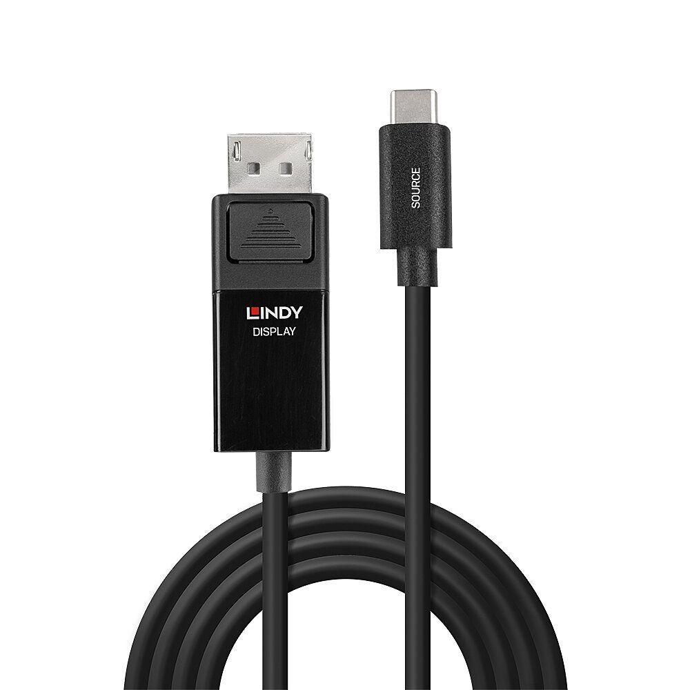 Cabo USB-C para DisplayPort LINDY 43343 (3 m - USB Type-C, macho, reto - DisplayPort, macho, reto - Preto), miniatura 2