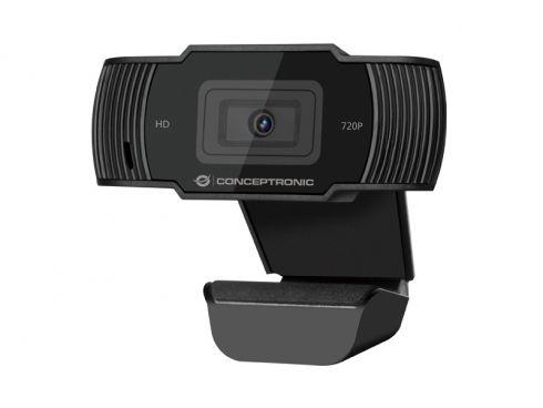 Webcam CONCEPTRONIC AMDIS03B (USB 2.0 - USB-A - Preto)