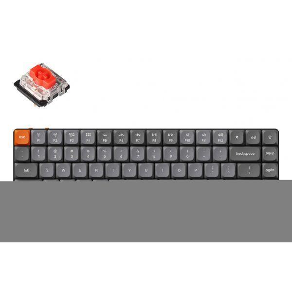 Teclado KEYCHRON K3 Max (Inglês - Gateron Red - 75% - Cinzento), miniatura 2