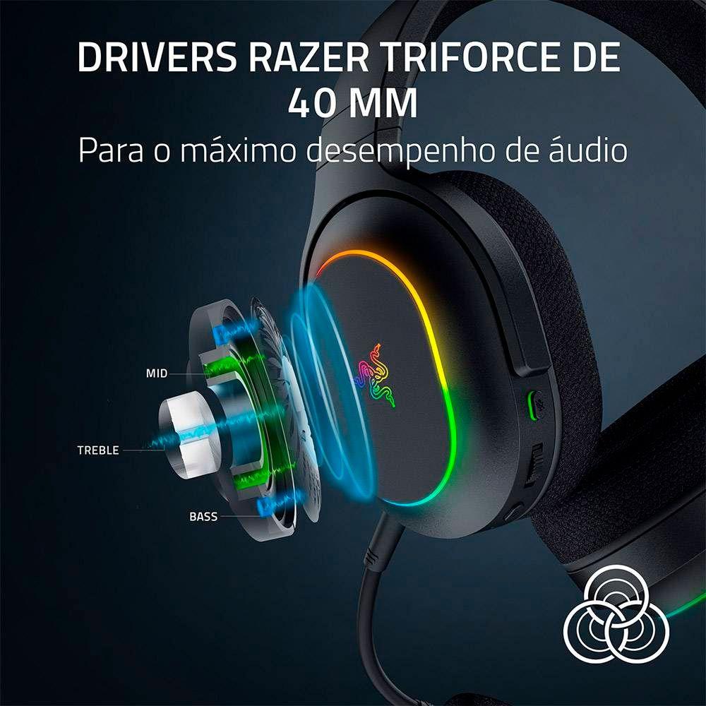 Headset Gaming RAZER Barracuda X Chroma (Binaural - Sem fios - 4 cm - Preto) — miniatura 6