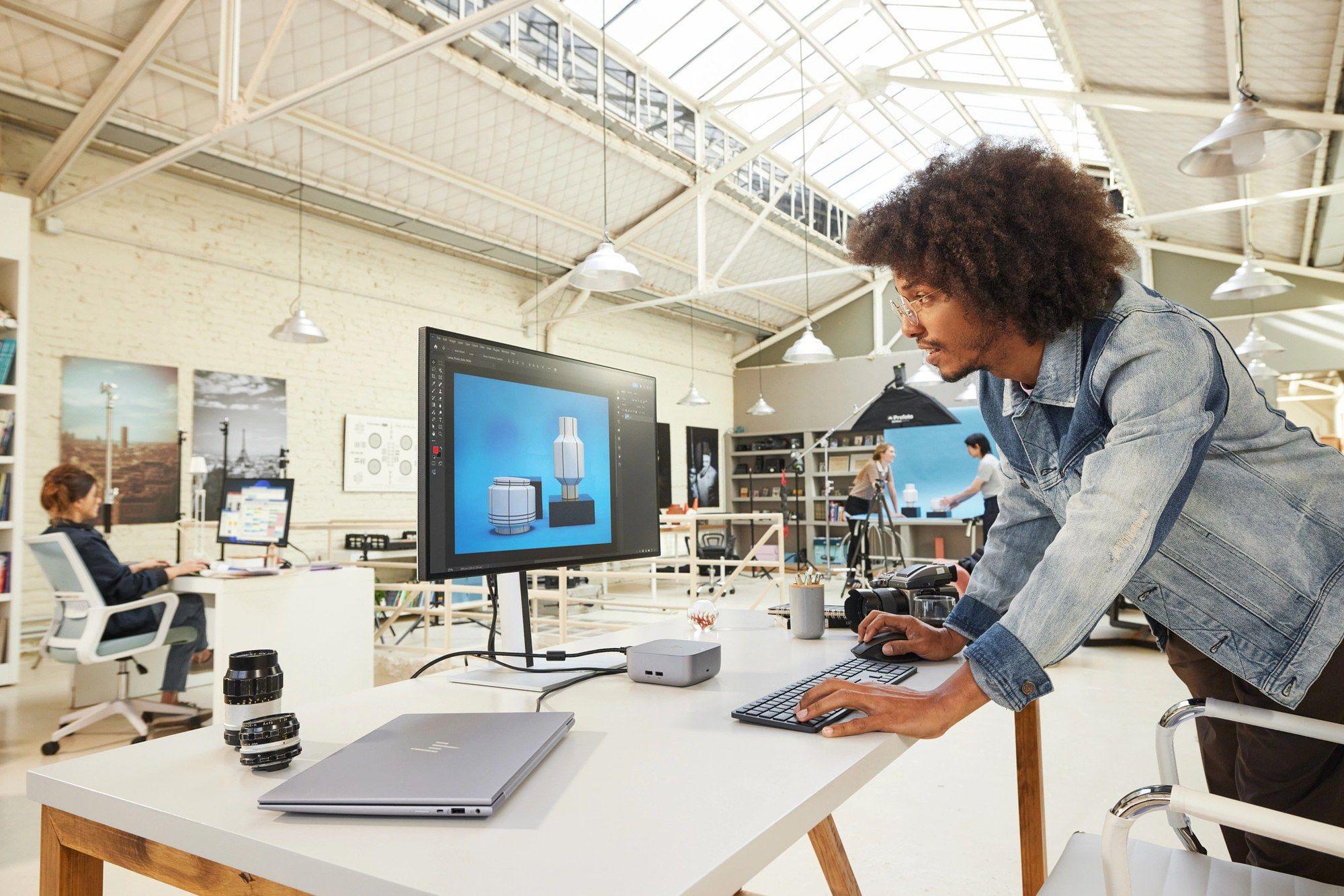 Base de Ancoragem HP Thunderbolt 4 Ultra 180W G6 (Cinzento) — miniatura 9