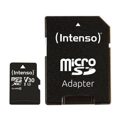 Cartão de Memória INTENSO 16GB Pro (16GB - Classe 10 - 100 MB/s - Preto)