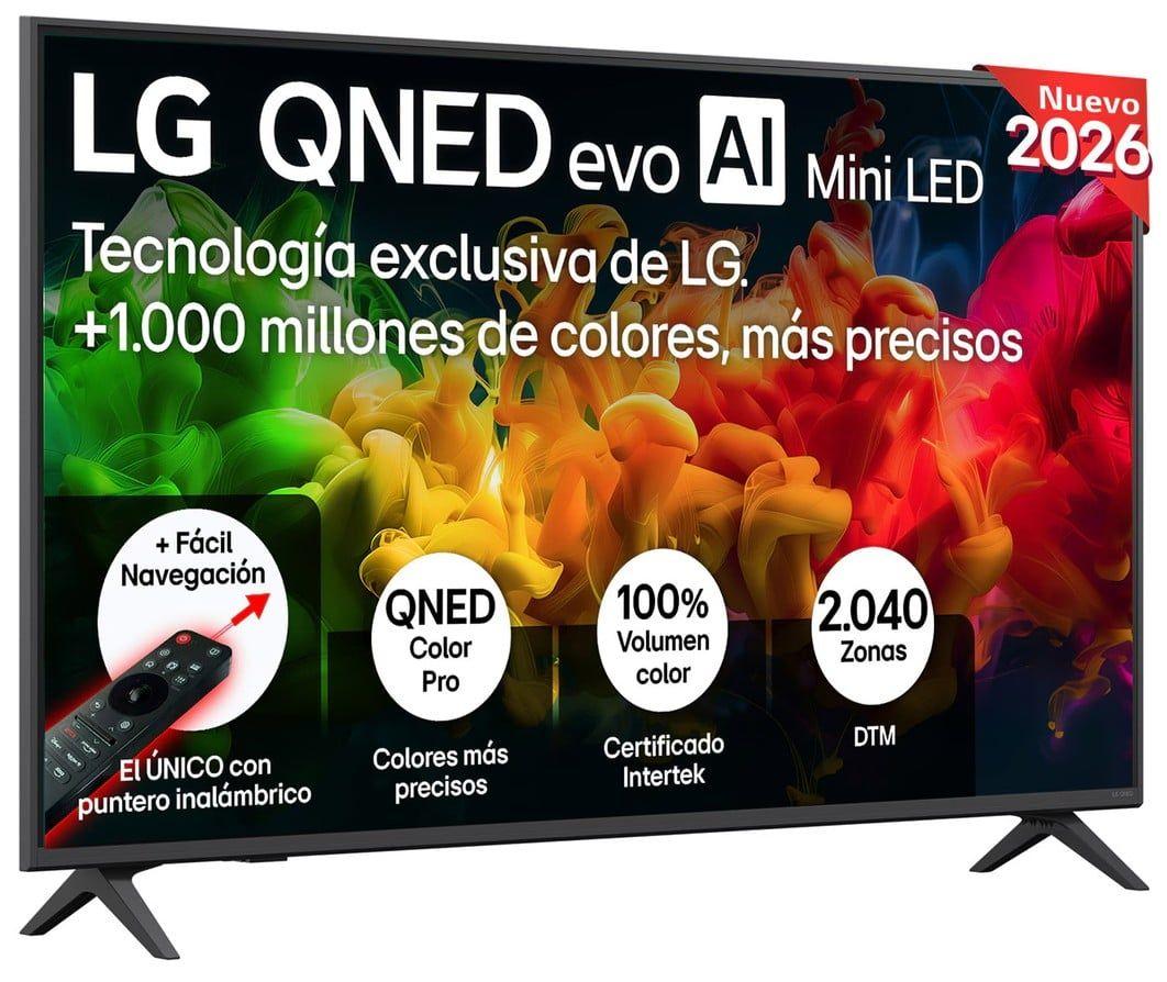 Televisão LG TV 50QNED81B6C.AEU (50" - QNED - 4K Ultra HD - Preto), miniatura 3