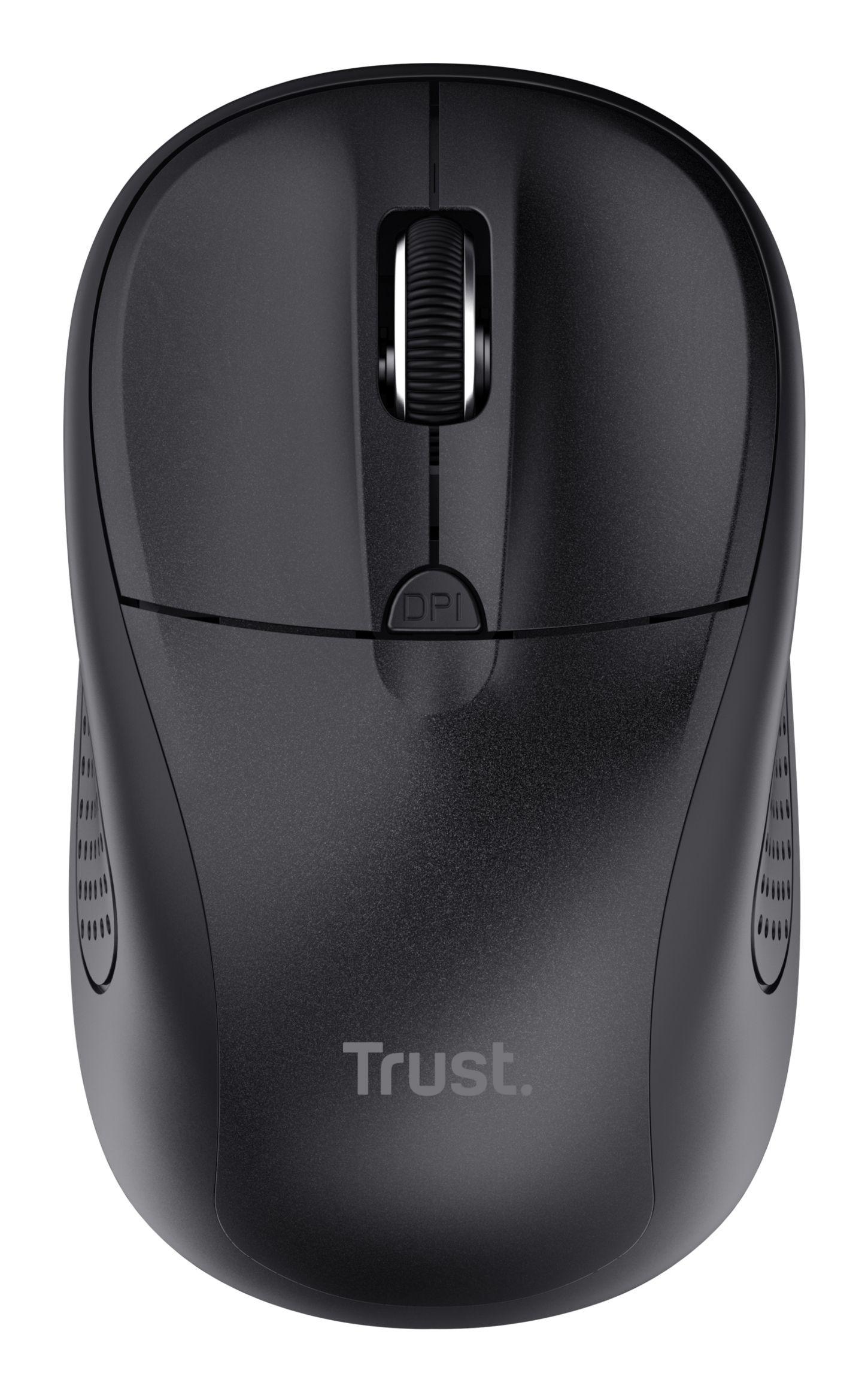 Rato TRUST Primo BT (Ambidestro - 1600 DPI - Ótico - Preto)