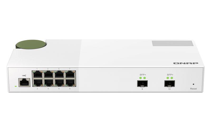 Switch Gerido QNAP QSW-M2108-2S (2.5G Ethernet - 80 Gbit/s - L2 - Cinzento) — miniatura 2