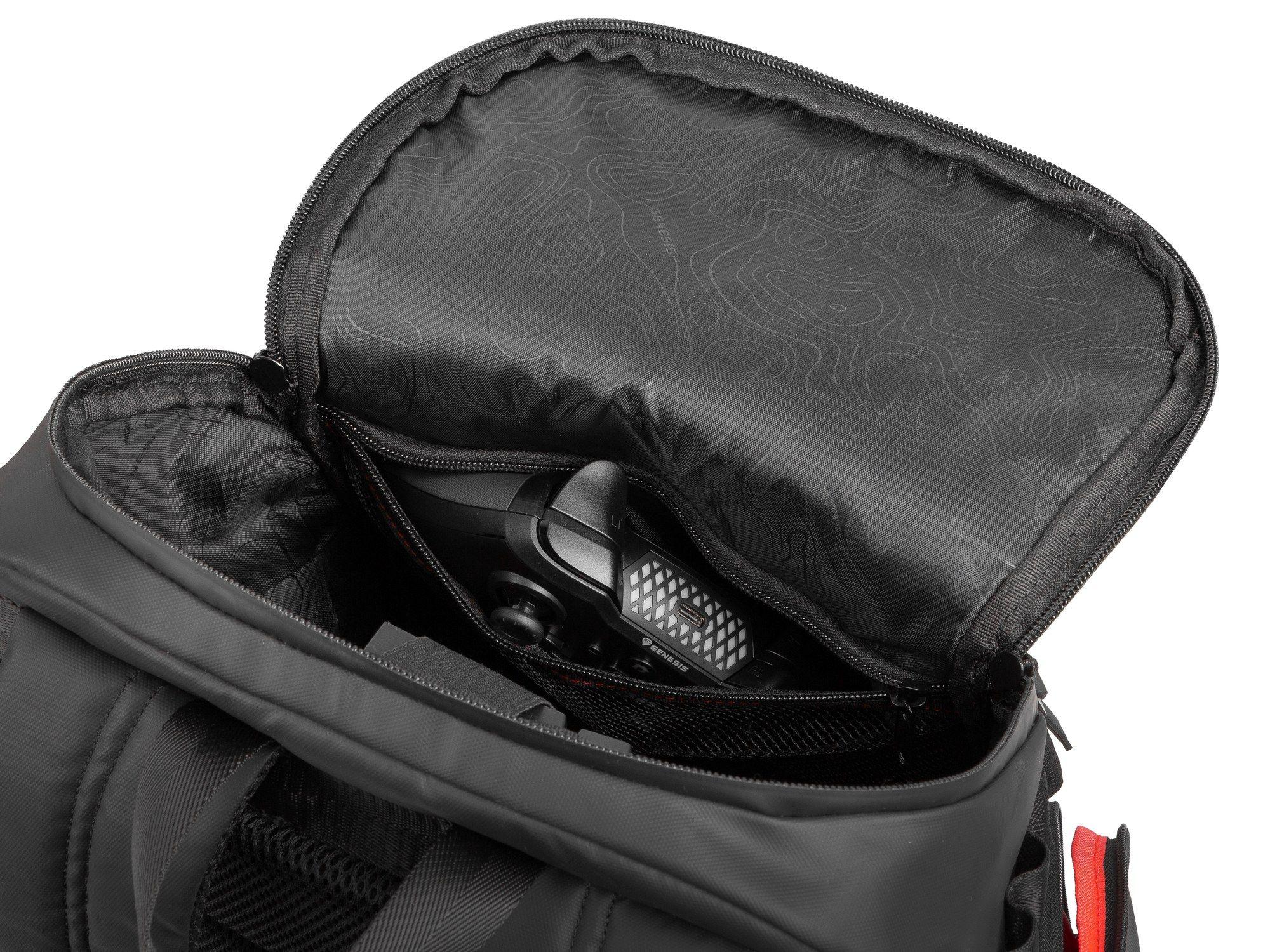 Mochila para Computador Portátil GENESIS Pallad 420 (15,6" - 18 L - Preto), miniatura 12