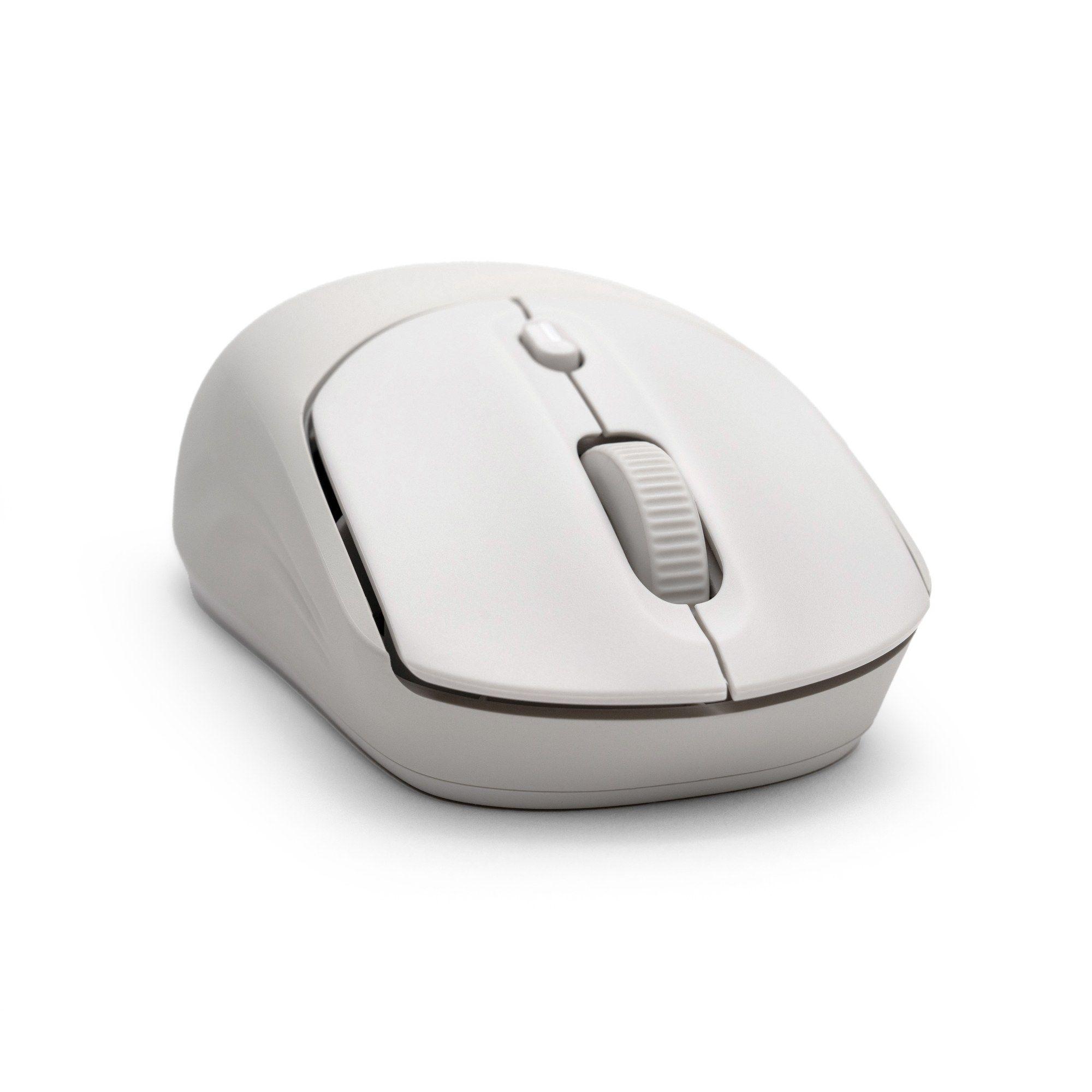 Rato HP 400 Dual (Ambidestro - 6000 DPI - RF Wireless + Bluetooth - Bege) — miniatura 6