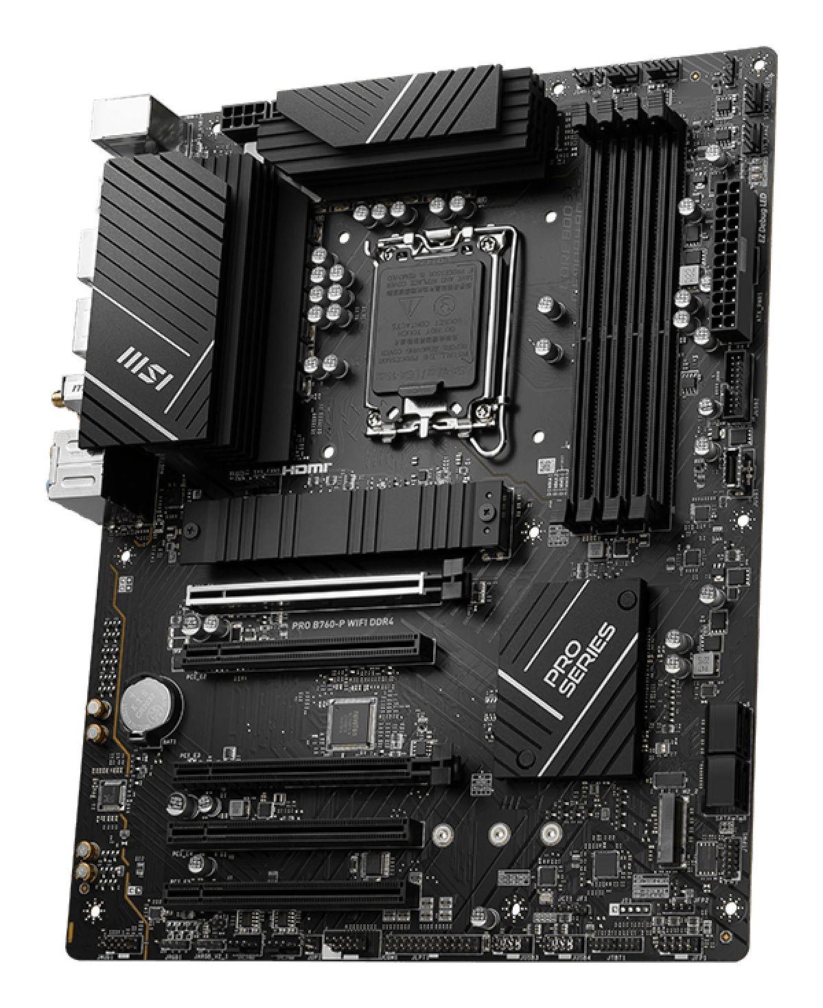 Motherboard MSI PRO B760-P WIFI DDR4 (LGA 1700 - ATX - Duplo canal - Preto), miniatura 3