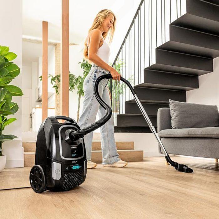 Aspirador com Saco CECOTEC Conga Powerbag 4000 XL (18 kPa - 4 L - Saco de pó - Preto) — miniatura 3