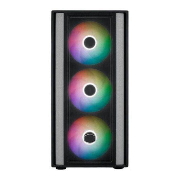 Caixa PC COOLER MASTER MasterBox 600 (ATX, EATX, ITX, micro ATX - PC - Plástico, aço, vidro temperado - Preto) — miniatura 3