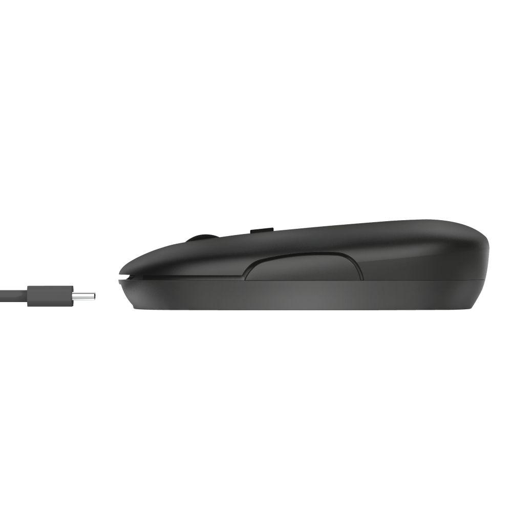 Rato TRUST Puck (Ambidestro - 1600 DPI - Ótico - Preto), miniatura 3