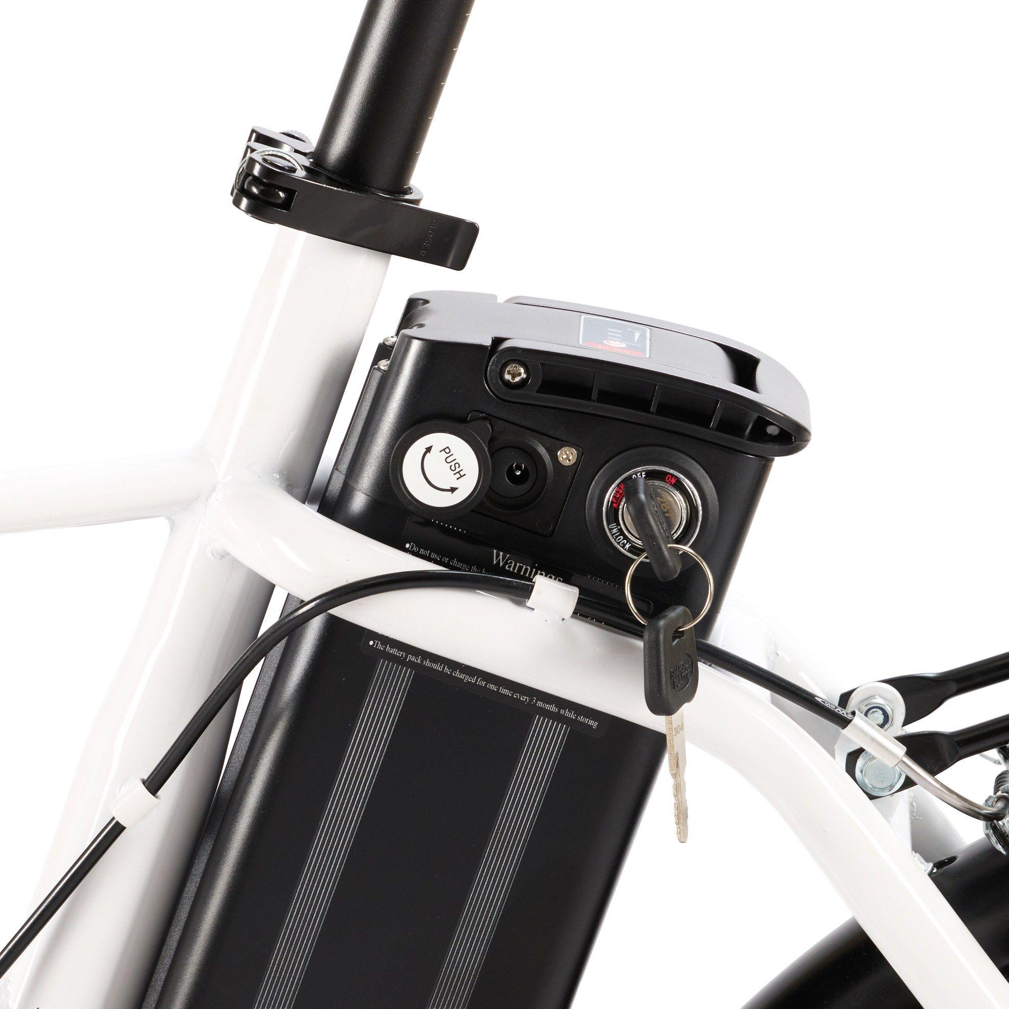 Bicicleta Elétrica NILOX J1 PRO (Aço - Branco) — miniatura 10