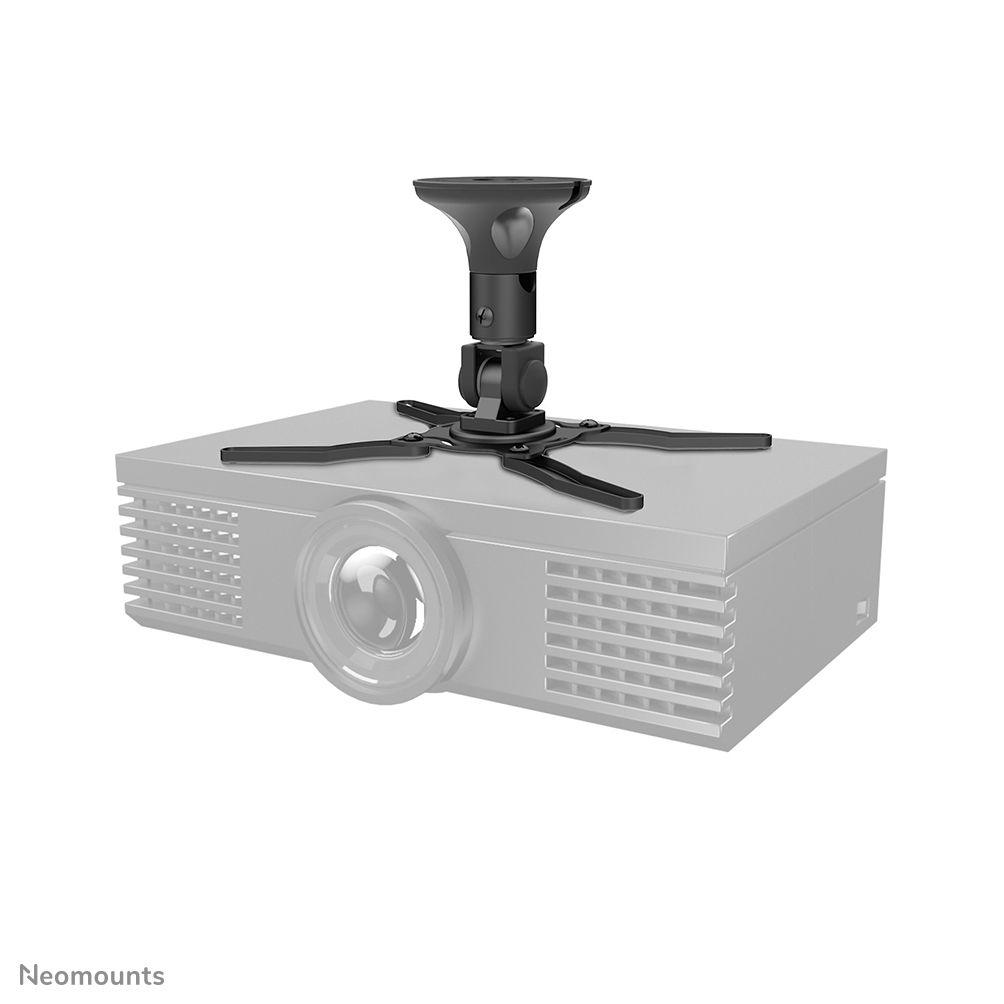 Suporte de Teto para Projetor NEOMOUNTS BEAMER-C50 (10 kg - Teto - 0-90° - Preto)