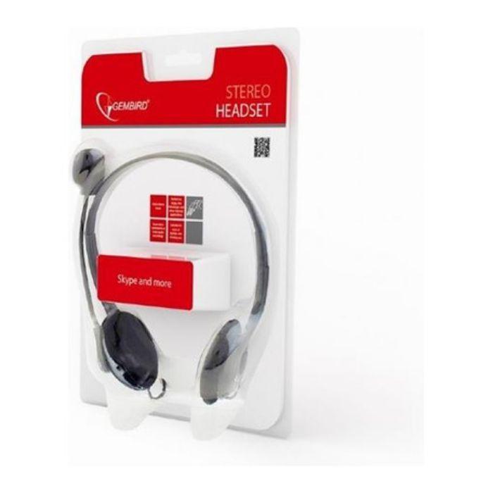 Headset com Fios GEMBIRD MHS-123 (Binaural - Com fios - Supra-aural - Preto), miniatura 4