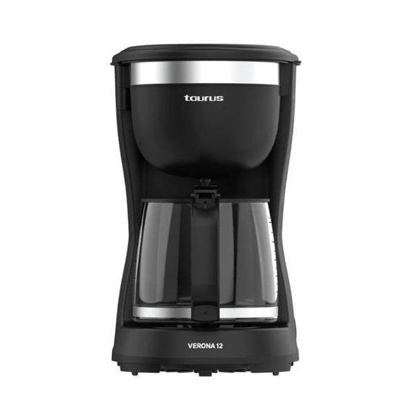 Máquina de Café de Filtro de Bancada TAURUS Verona 12 (Café moído - 680 W - 1,25 l - Preto), miniatura 2