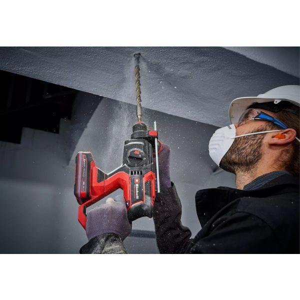 Martelo Perfurador a Bateria EINHELL TP-HD 18/22 D Li BL - Solo (18 V - Bateria - Preto/Vermelho), miniatura 2