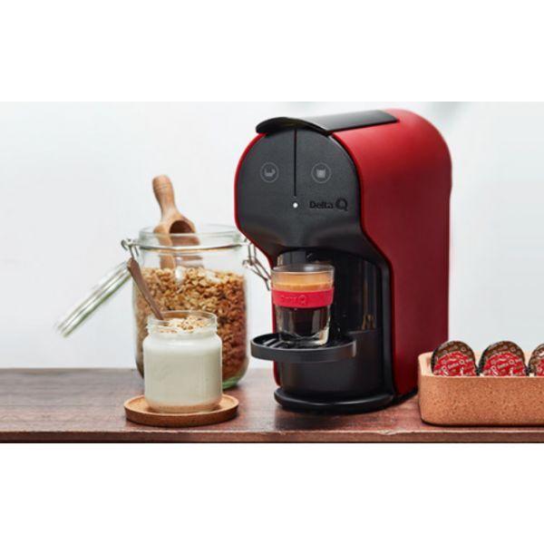 Máquina de Café de Cápsulas DELTA Quick V2 (Cápsula de café - 1200 W - 0,8 l - Vermelho) — miniatura 3