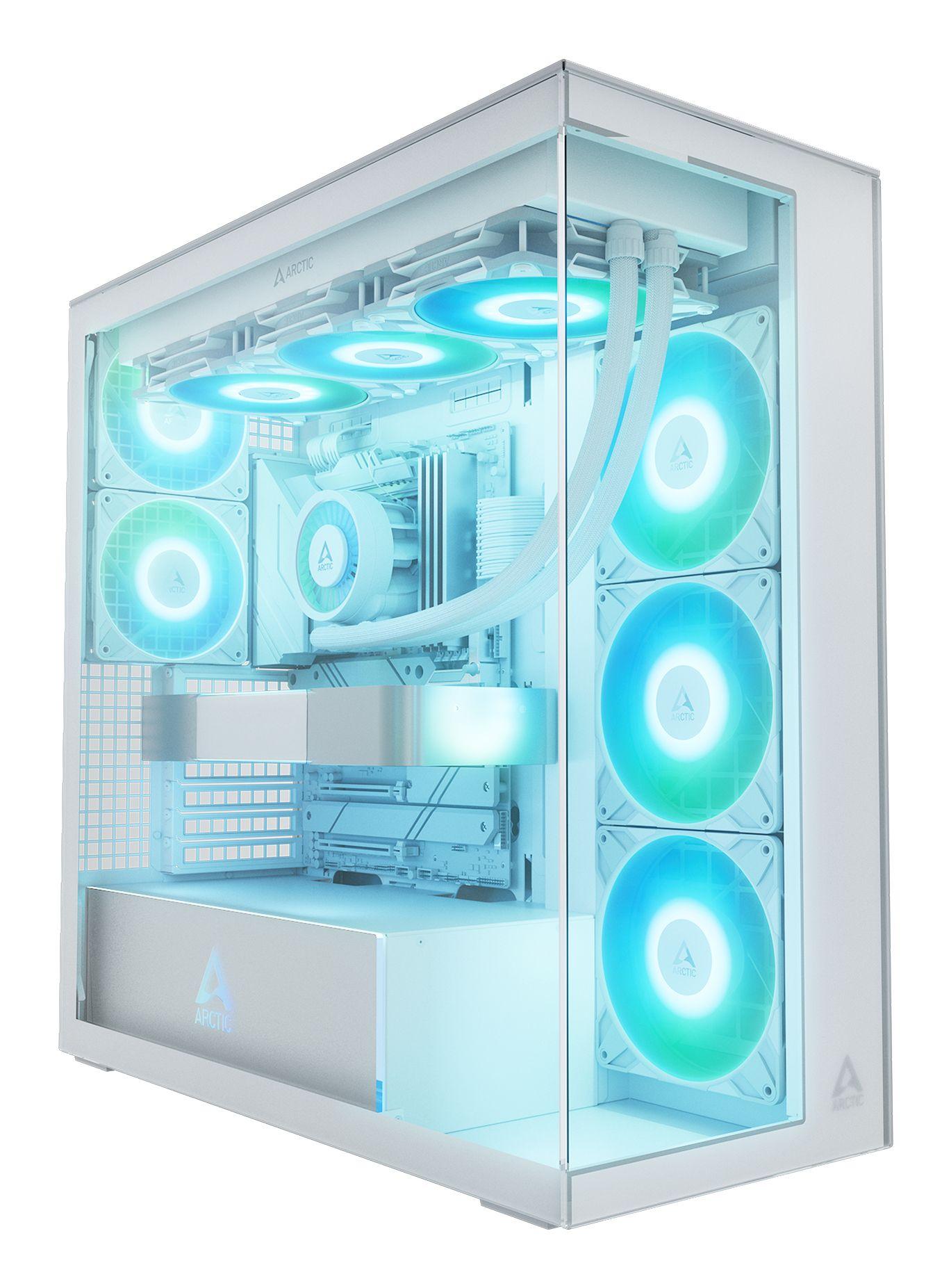 Caixa PC ARCTIC Xtender (EATX, Mini-ITX, ATX, micro-ATX - Midi Tower - Metal, Vidro temperado - Branco)