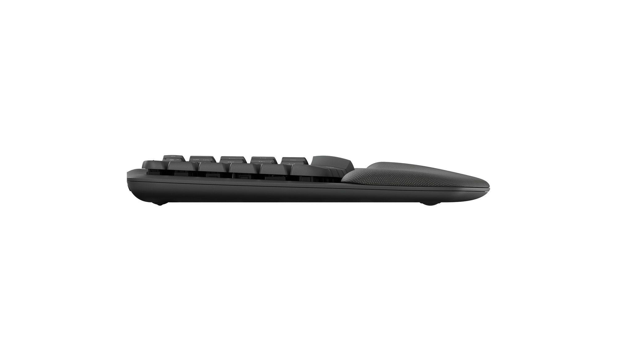 Teclado LOGITECH Wave Keys (Checo - Interruptor de membrana - Tamanho completo - Grafite) — miniatura 5