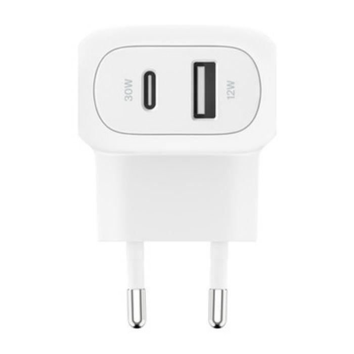 Carregador de Parede BELKIN WCB009VFWH (1 porta USB-A e 1 porta USB-C - AC - Branco), miniatura 3