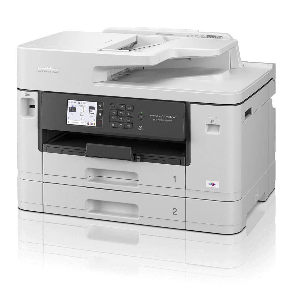 Impressora Multifunções Jato de Tinta BROTHER MFC-J5740DW (A3 - Impressão a cores - 250 folhas - Branco) — miniatura 7