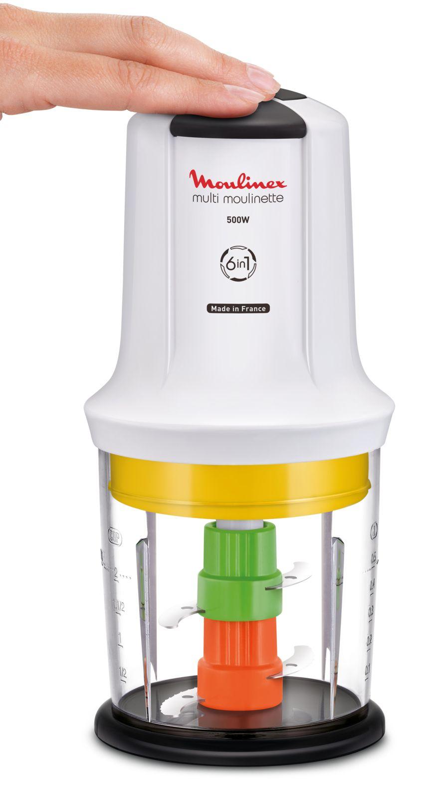 Picadora MOULINEX AT723110 (500 W - 0,5 l - Plástico - Branco), miniatura 5