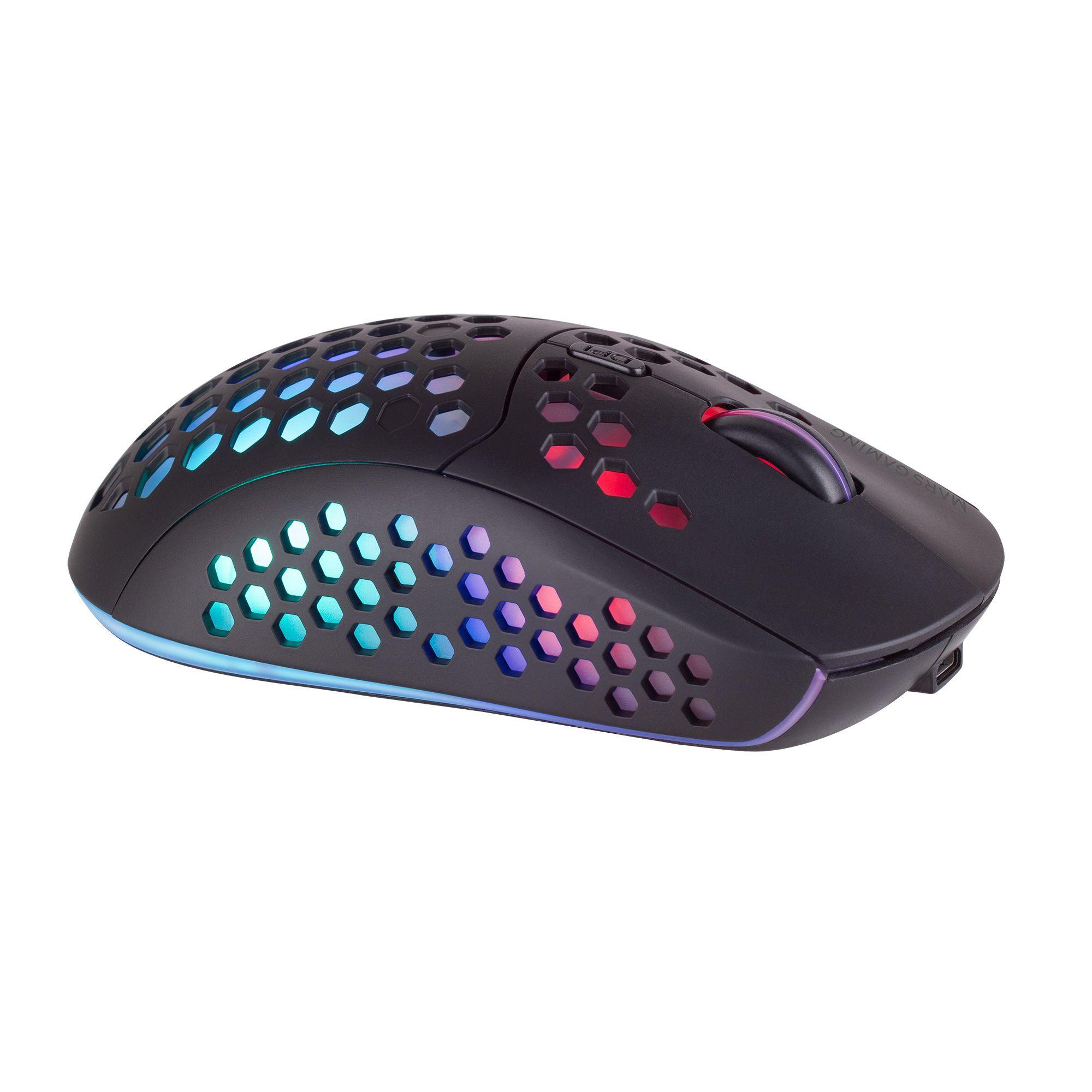 Rato Gaming MARS GAMING MMW3 (Mão direita - 3200 DPI - Ótico - Preto), miniatura 2