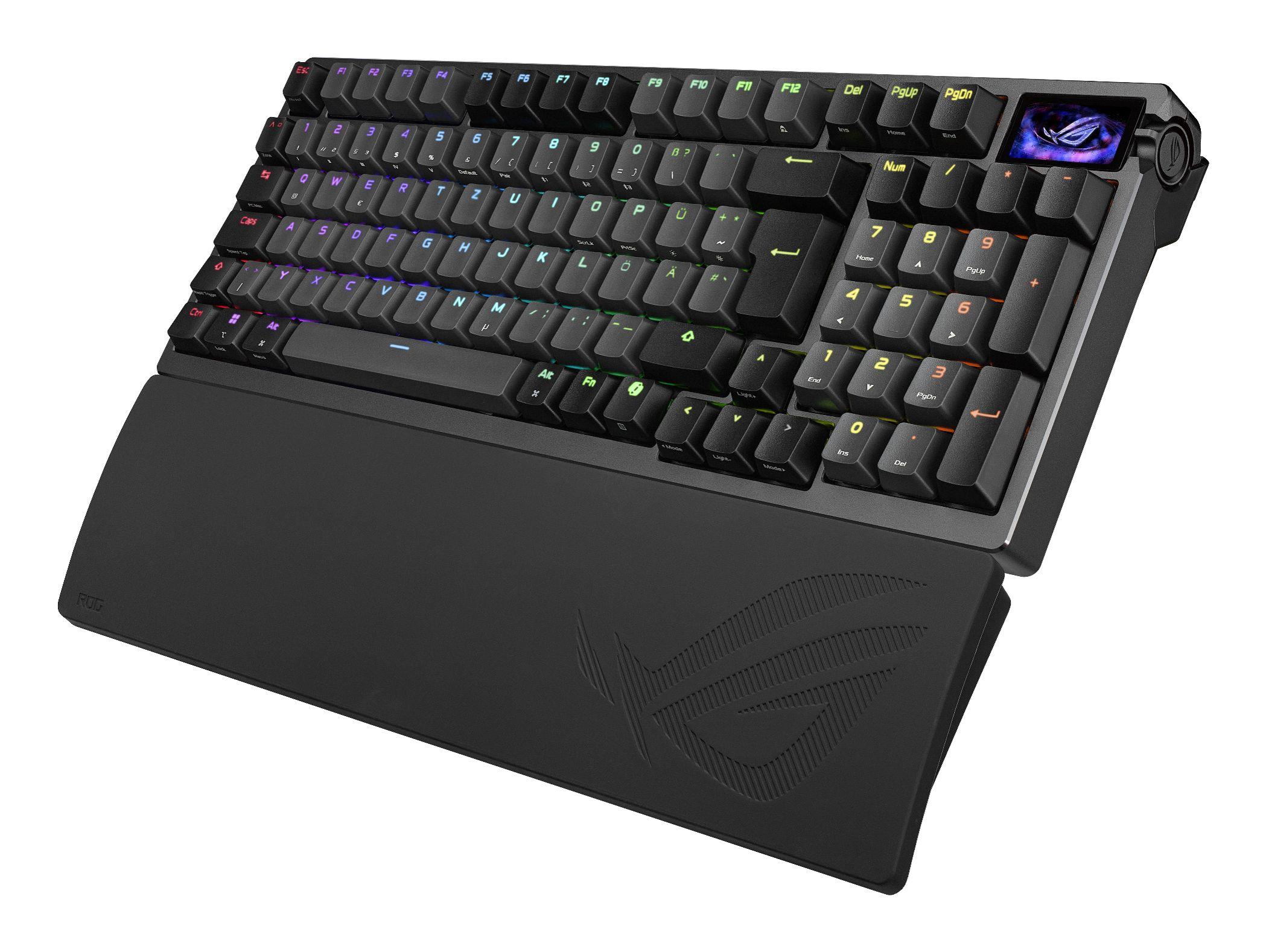 Teclado ASUS ROG Azoth 96 HE (QWERTZ - Switch mecânico magnético - 96% - Preto) — miniatura 2
