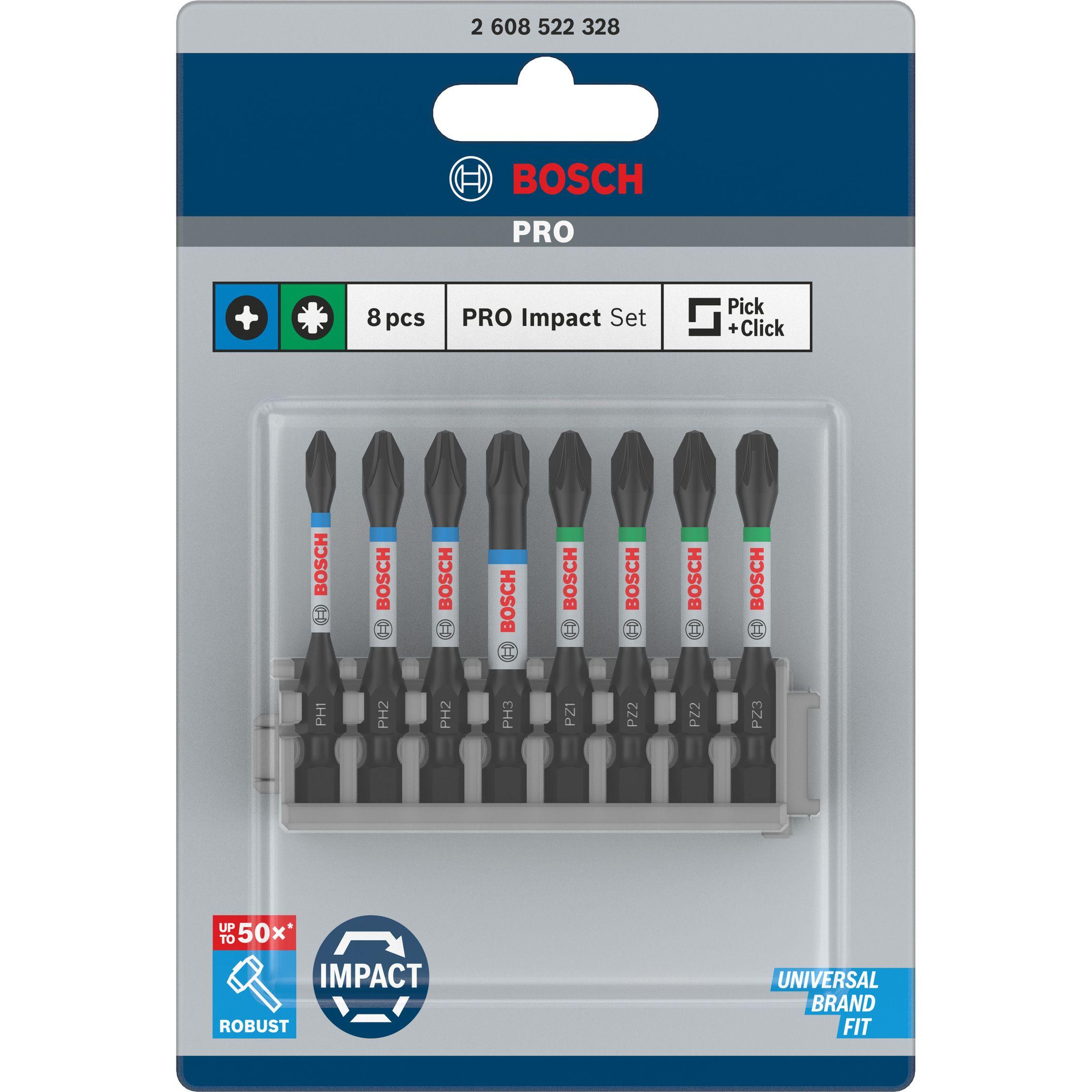 Conjunto de Pontas BOSCH Power Impact Control 2608522328 (8 Un. - 50 mm), miniatura 2
