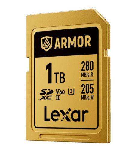 Cartão de Memória LEXAR Professional Armor Gold 1TB (1TB - Class 10 - Até 280 MB/s)