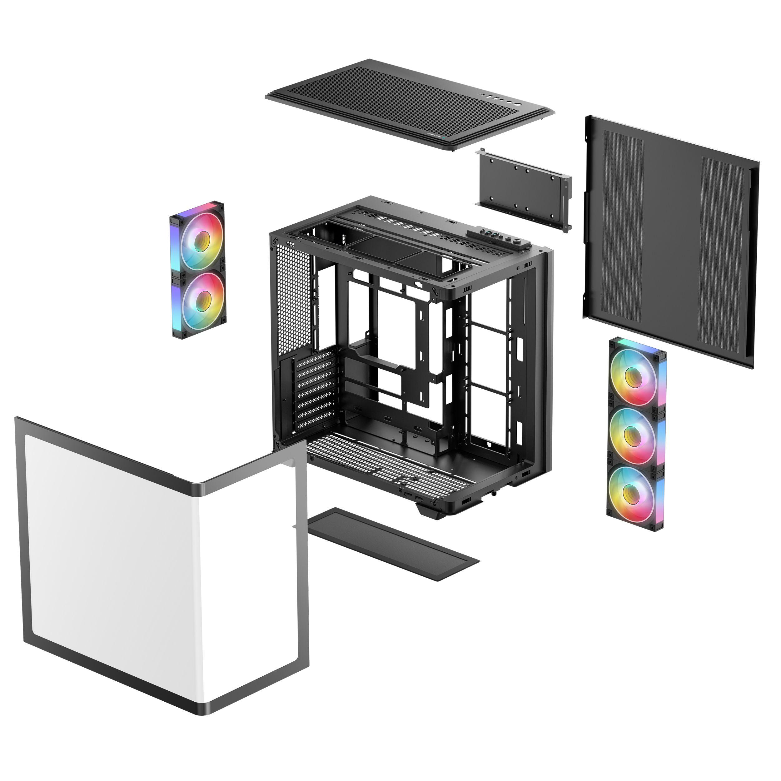 Caixa PC Gaming DEEPCOOL CG590U 5F (ITX, micro ATX, ATX - Tower - 16 cm - Preto) — miniatura 8