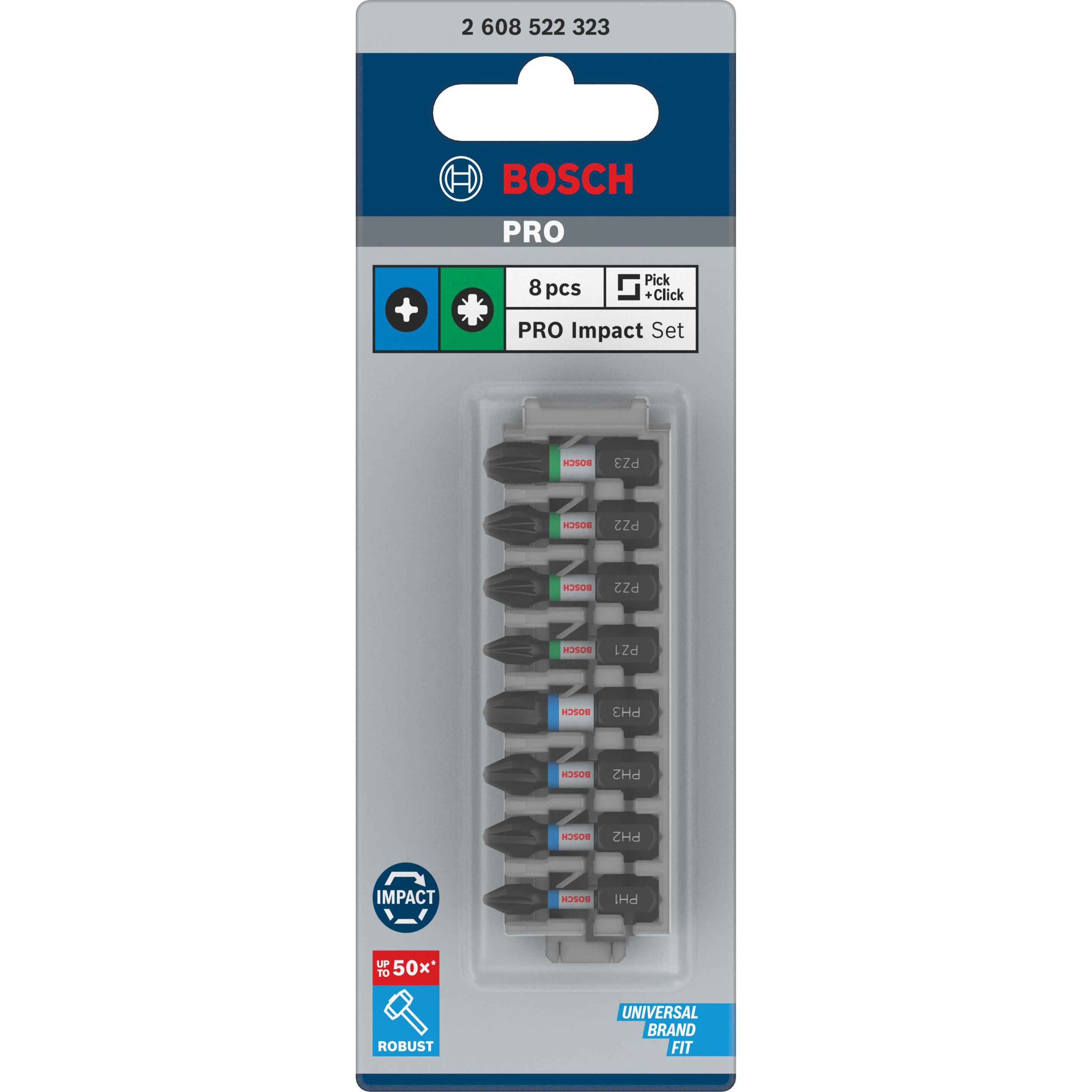 Conjunto de Pontas de Aparafusar BOSCH Impact Control 2608522323 (25 mm), miniatura 2