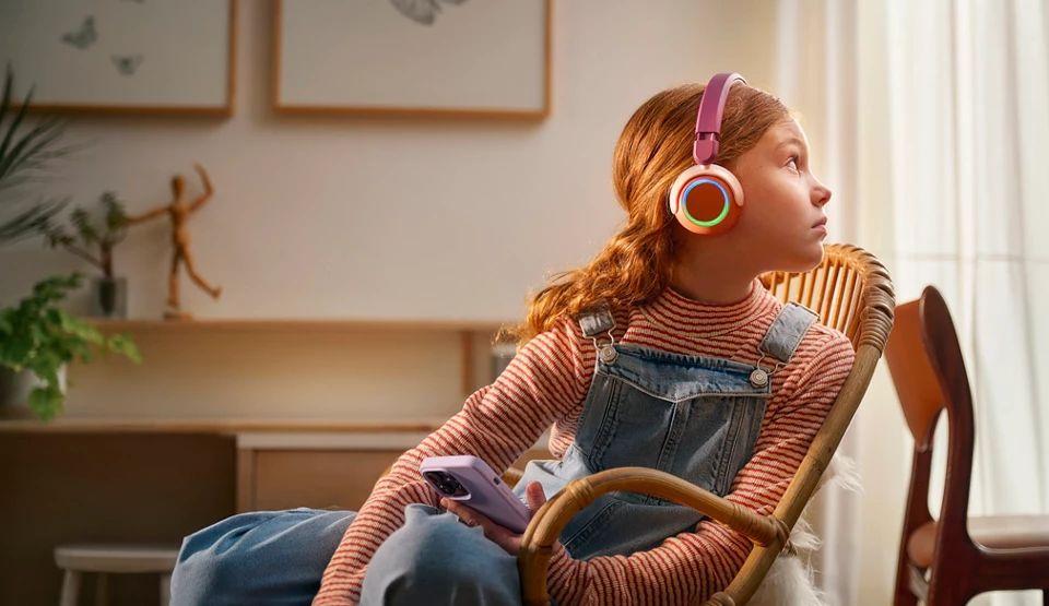 Auscultadores Infantis PHILIPS TAK4200MP/00 (Binaural - Sem fios - Supra-aural - Laranja, Roxo e Rosa), miniatura 9