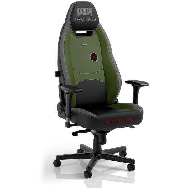 Cadeira Gaming NOBLECHAIRS LEGEND - DOOM: The Dark Ages Edition (150 kg - Até 10 cm - Ajustáveis em 4D - Edição Especial) — miniatura 5