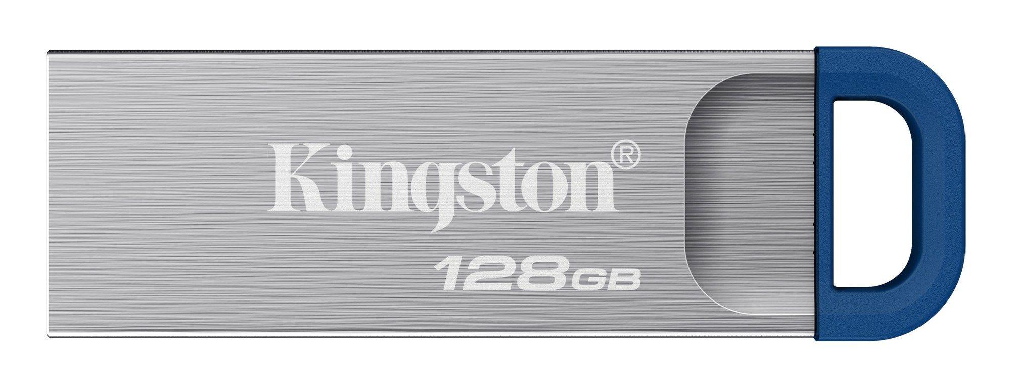 Pen USB KINGSTON DataTraveler Kyson (128 GB - USB Type-A - 3.2 Gen 1 - Aço inoxidável)