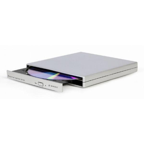 Gravador DVD Externo GEMBIRD DVD-USB-021-SV (DVD±RW - Prateado) — miniatura 3