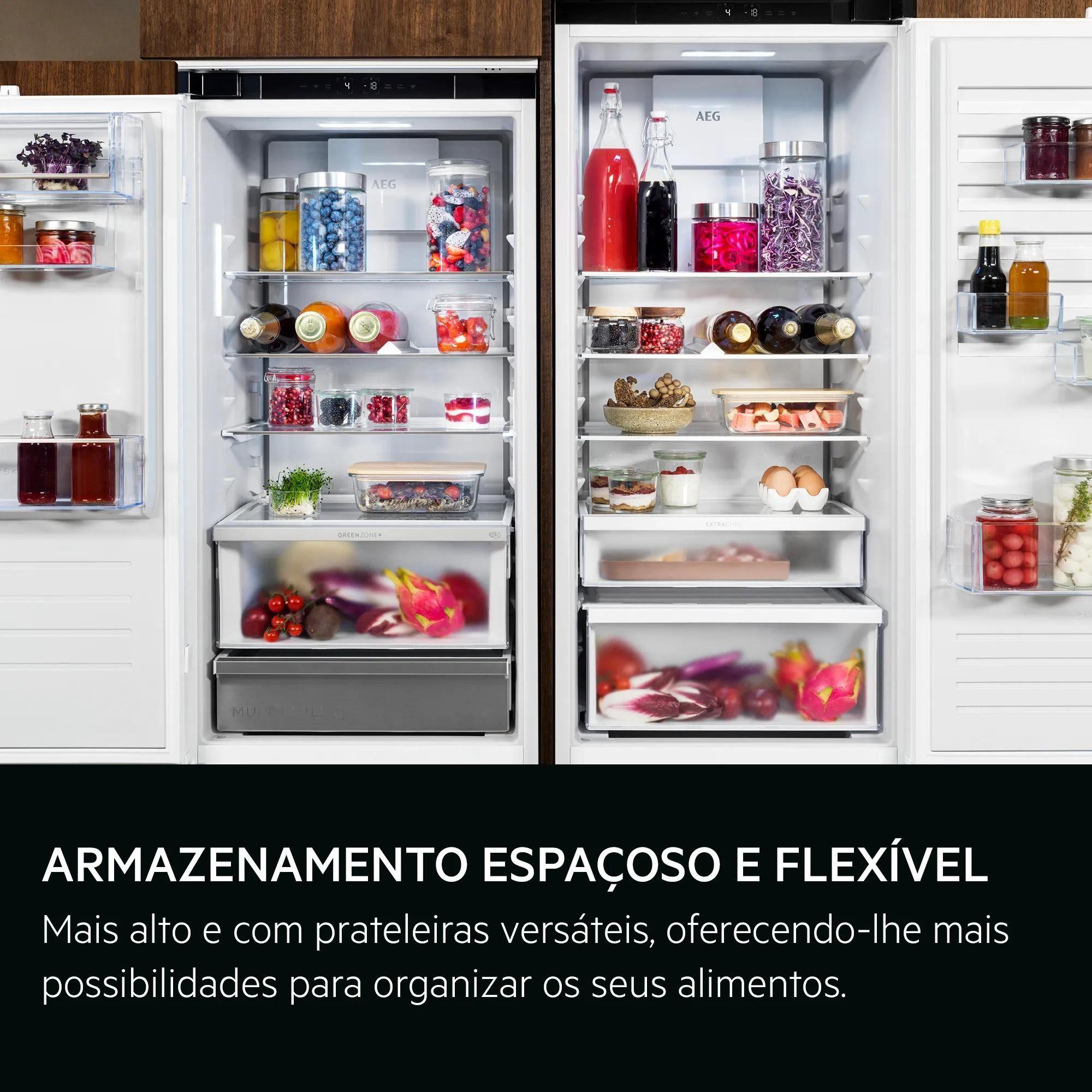 Frigorífico Combinado de Encastre AEG TCTCS191ES (269 L - 188,4x54,6x54,9 cm - 188 cm - Branco), miniatura 5