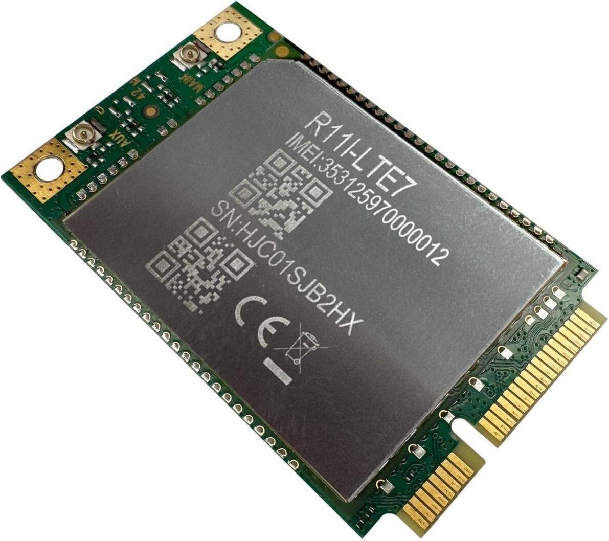 Placa de Comunicação MIKROTIK R11E-LTE7 (Mini PCIe - LTE Cat 7)