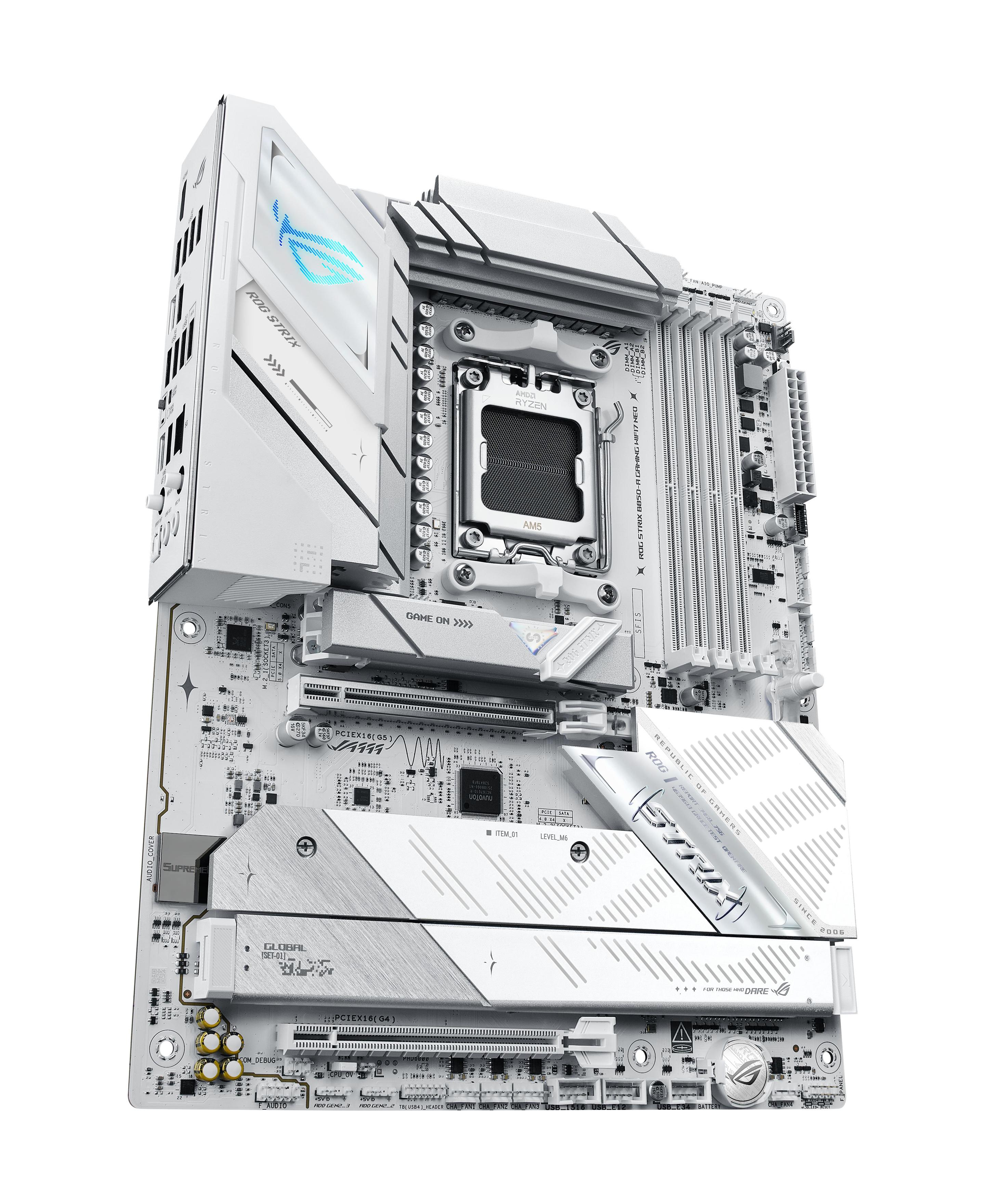 Motherboard ASUS ROG STRIX B850-A GAMING WIFI7 NEO (AM5 - ATX - Duplo canal - Branco), miniatura 3