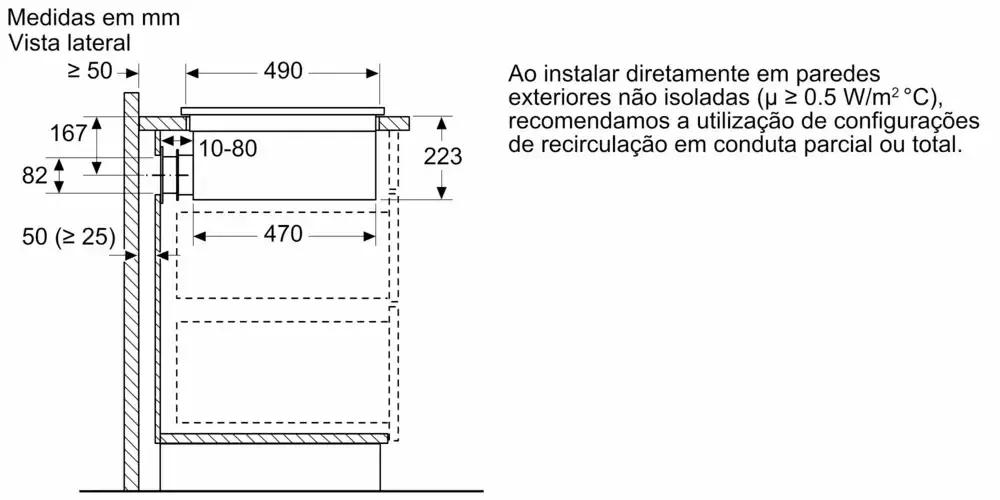 Placa de Indução com Exaustor Integrado de Encastre SIEMENS ED631HQ26E (4 zonas - 7400 W - Vidro-cerâmica - Preto), miniatura 4