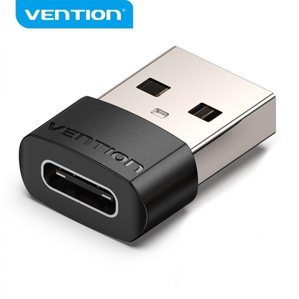 Adaptador VENTION CDWB0 (USB-C - USB-A - Preto) — miniatura 2