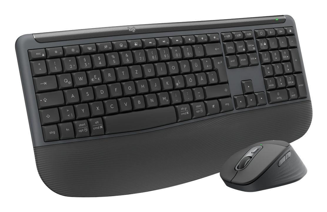 Conjunto de Teclado e Rato LOGITECH MK880 for Business (Suíço - Tamanho completo - USB + Bluetooth - Grafite), miniatura 2