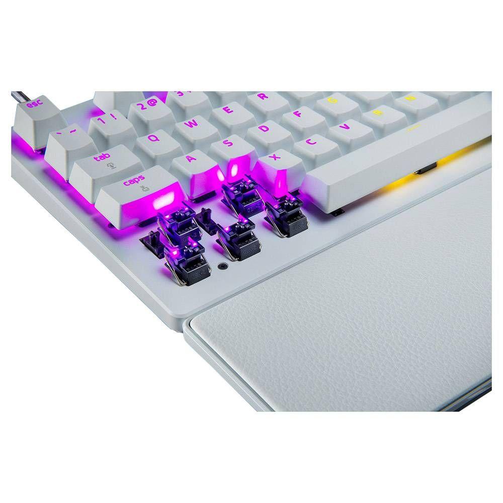 Teclado RAZER Huntsman V3 Pro Tenkeyless (Inglês - Teclas óticas - USB - Branco) — miniatura 4