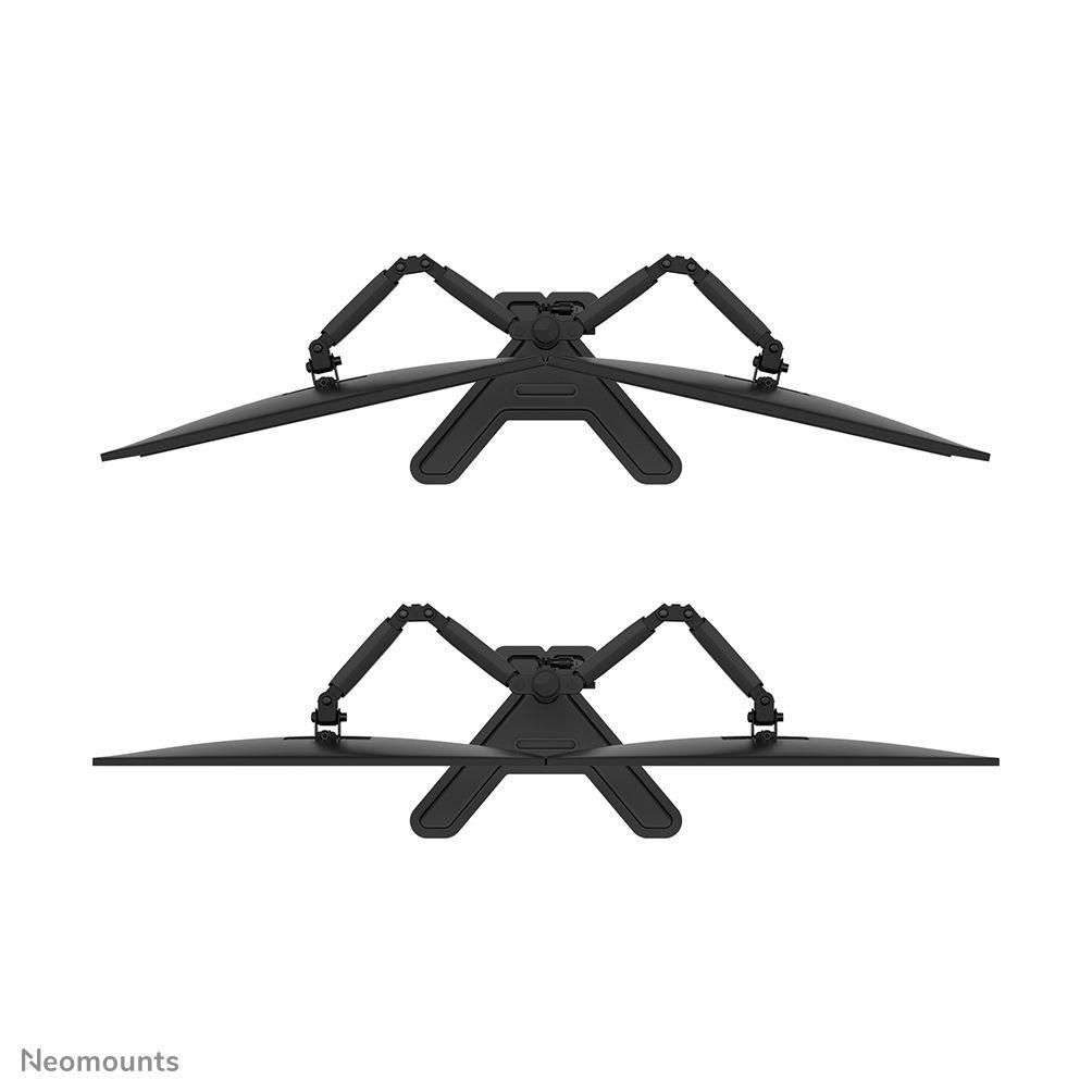 Suporte de Secretária para Dois Monitores NEOMOUNTS DS45-600BL2 (10"-32" - Preto) — miniatura 8