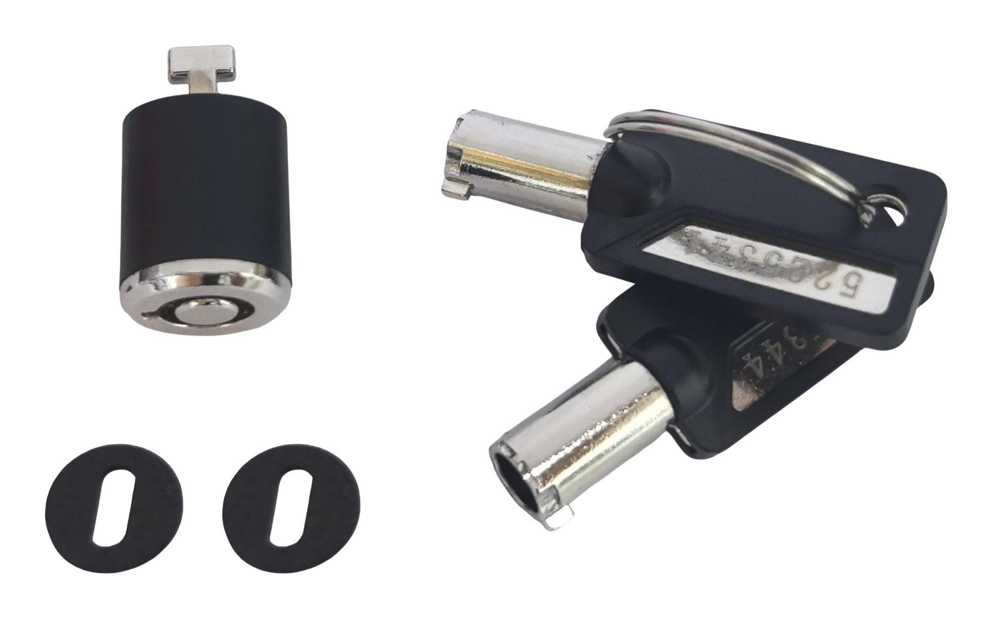 Cadeado Antirroubo para PC CONCEPTRONIC CUSTODIO03BSM (Chave Mestra - Preto), miniatura 4